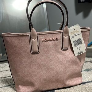 Michael Kors “Jodie” powder blush small tote